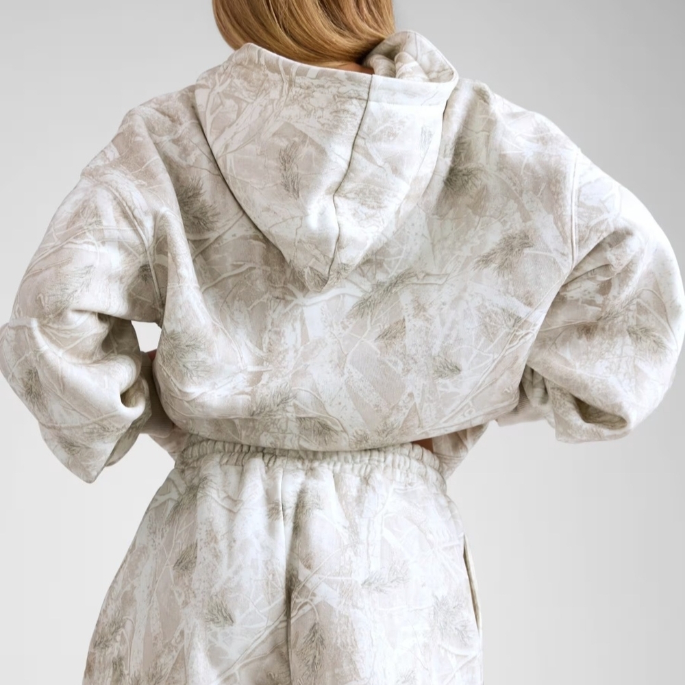 Women's Silver Birch Camo Comfrt Hoodie